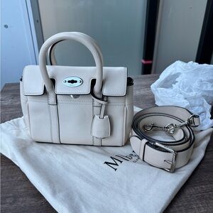 Mulberry Mini Bayswater Eggshell
